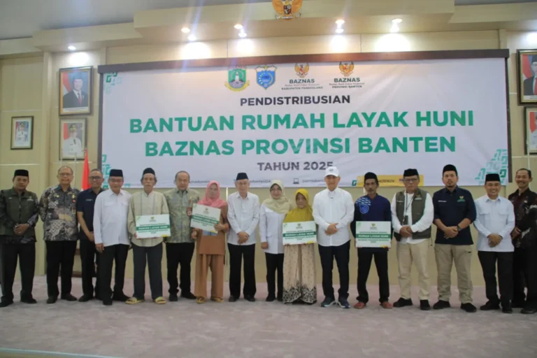 BAZNAS BANTEN DISTRIBUSIKAN 41 RUMAH